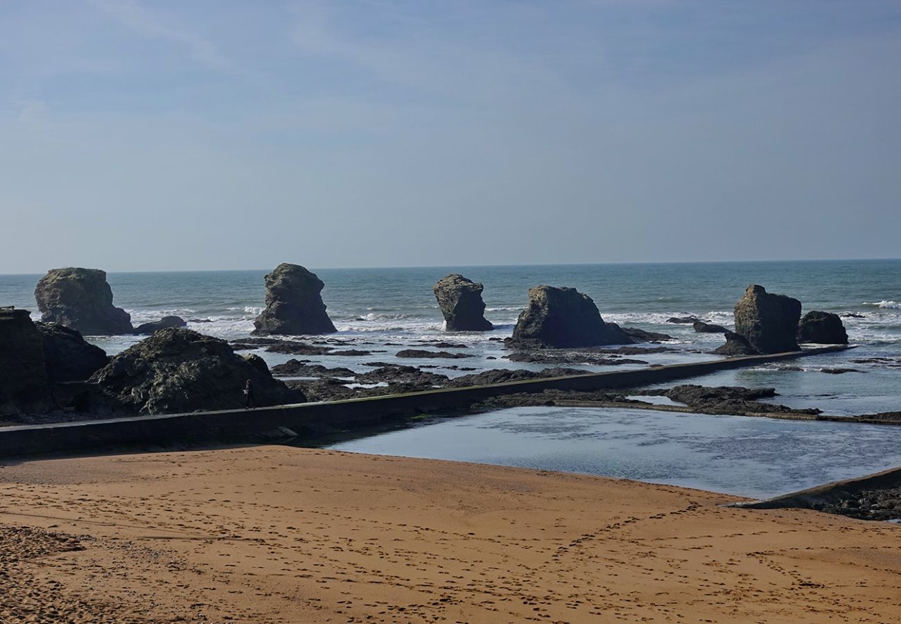 Apartamento en Saint-Hilaire-de-Riez - Piso para 5 con vistas al mar