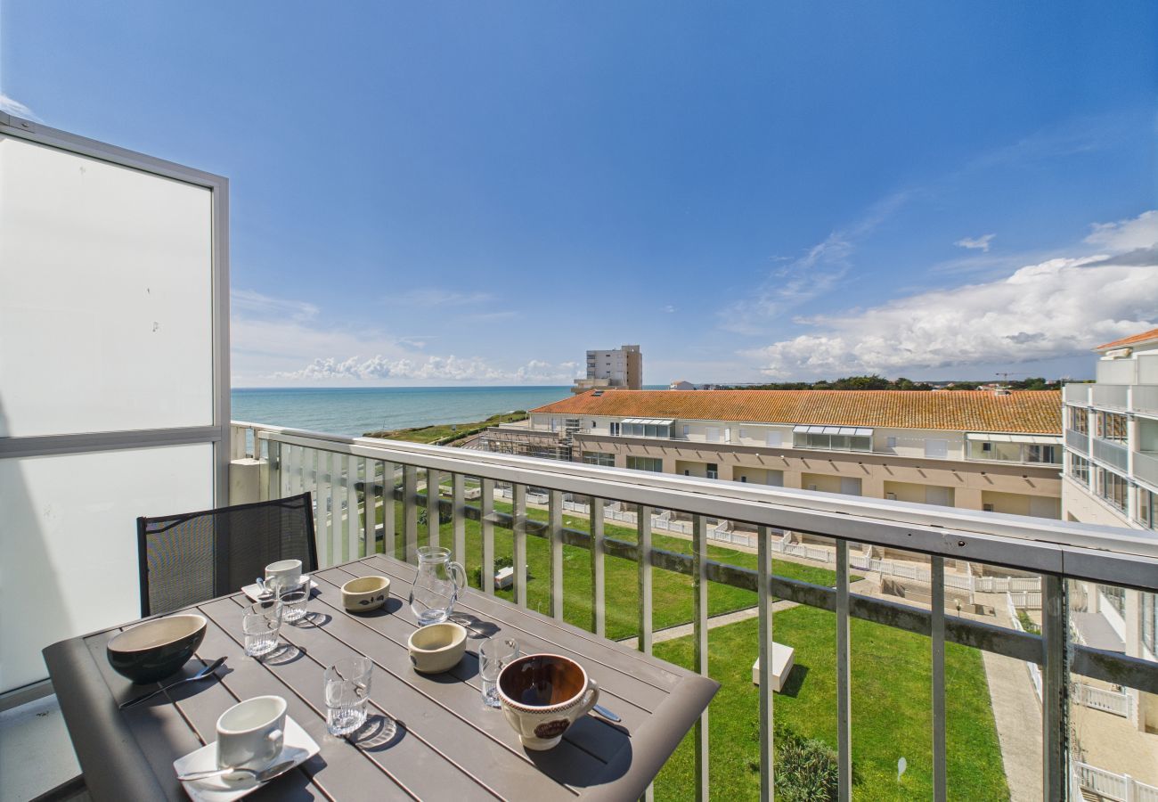 Apartamento en Saint-Hilaire-de-Riez - Piso para 5 con vistas al mar
