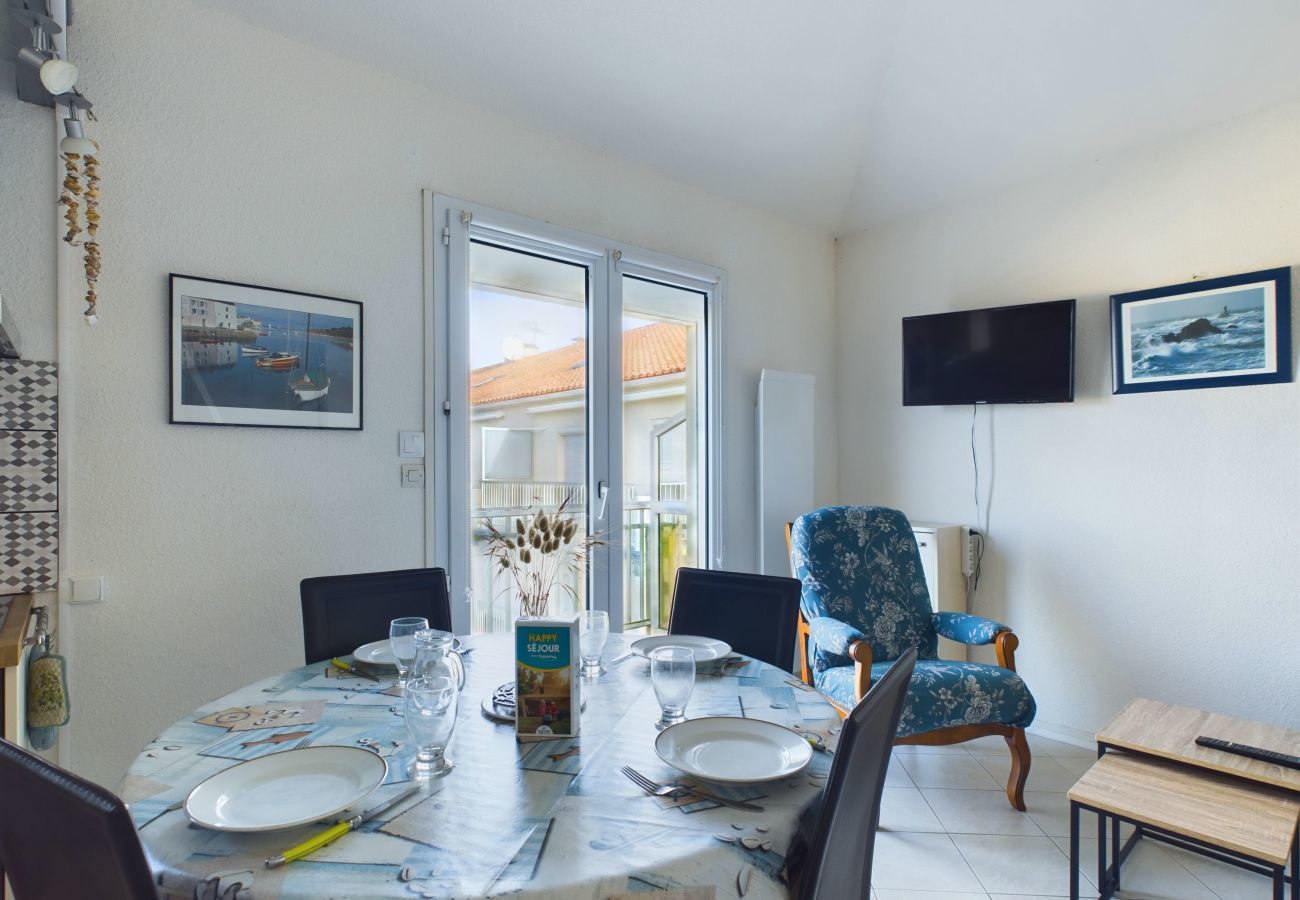 Apartamento en Saint-Hilaire-de-Riez - Piso para 5 con vistas al mar