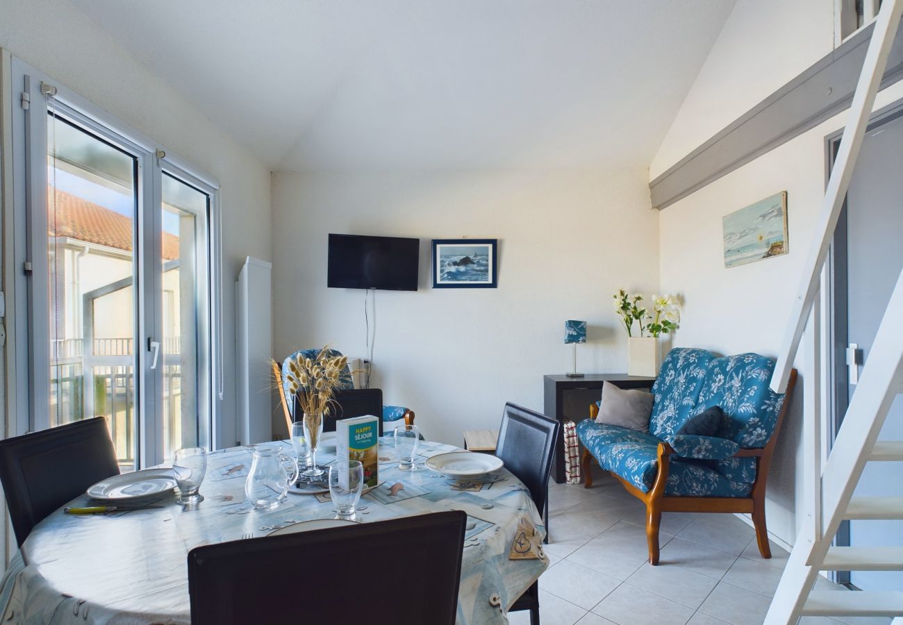 Apartamento en Saint-Hilaire-de-Riez - Piso para 5 con vistas al mar
