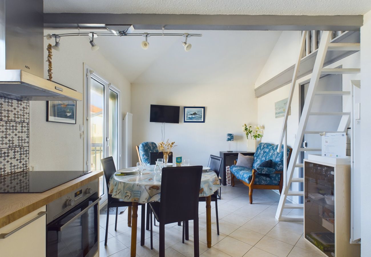 Apartamento en Saint-Hilaire-de-Riez - Piso para 5 con vistas al mar