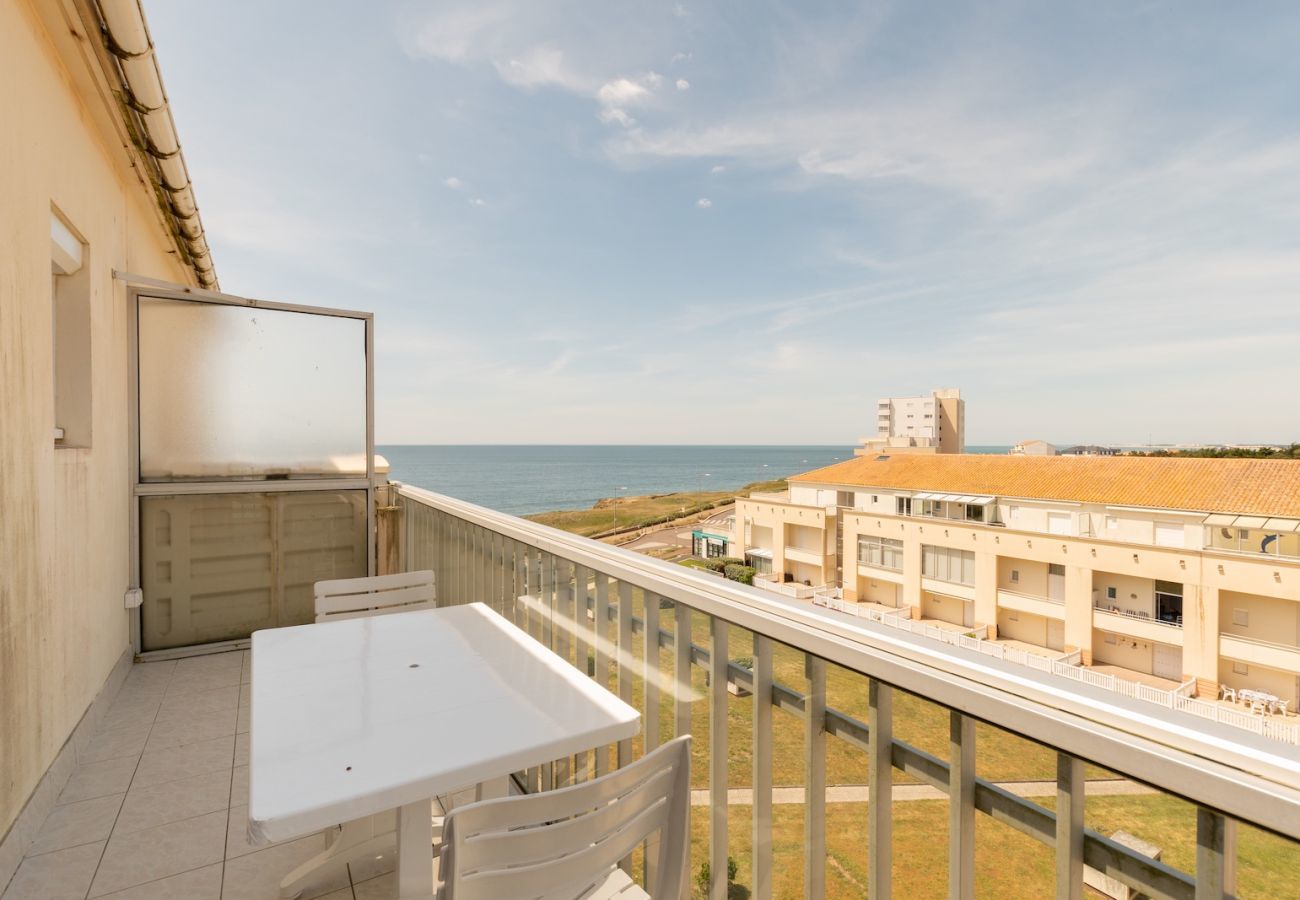 Apartamento en Saint-Hilaire-de-Riez - Piso para 5 con vistas al mar