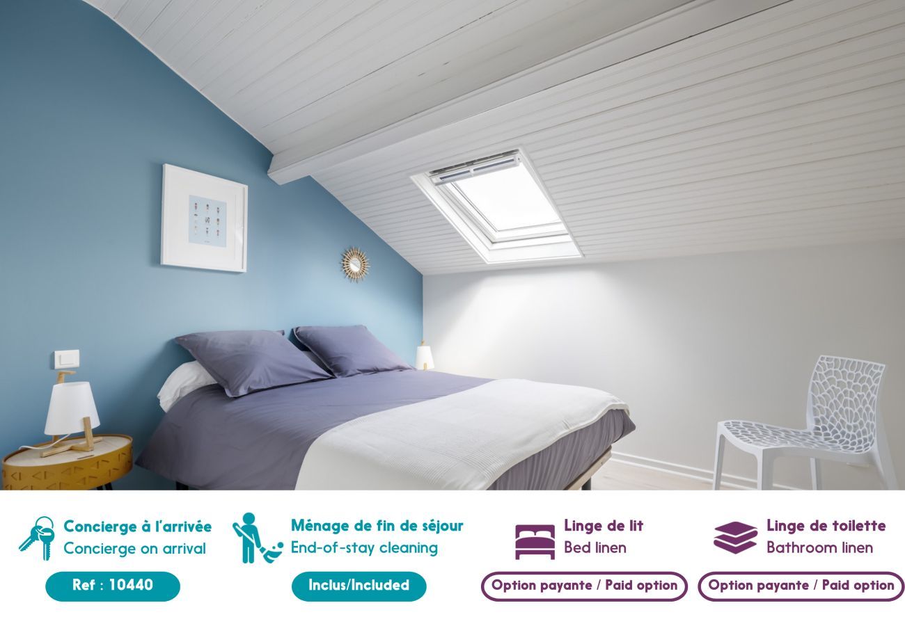 Apartamento en Pornic -  Apartamento a 300 metros de la playa Ste Marie S/Mer