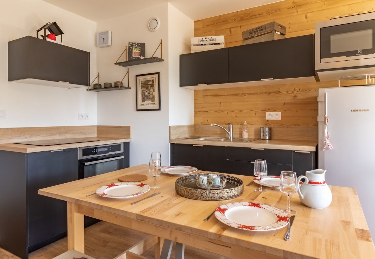 Apartamento en Genos - Les Gourgs Blancs - 80m de las pistas - 6 personas
