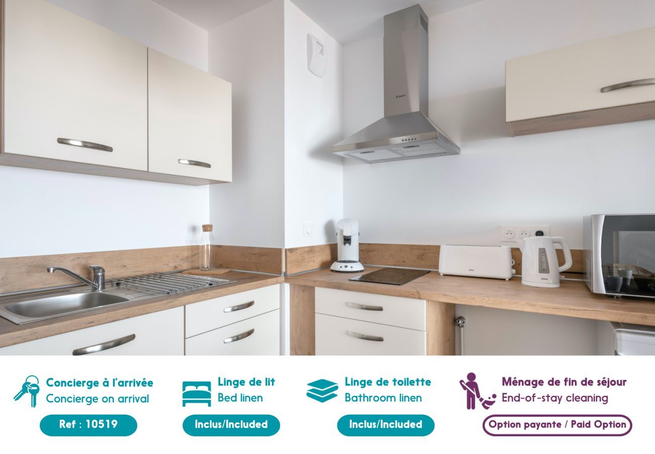 Apartamento en Pléneuf-Val-André - Precioso piso frente al mar para 2