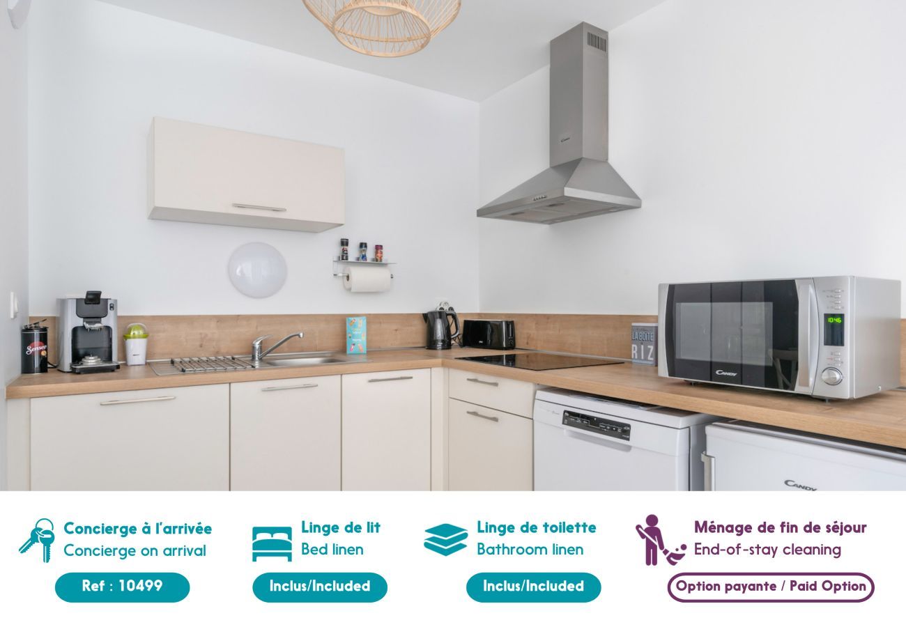 Apartamento en Pléneuf-Val-André - Bonito piso para 4, frente al mar