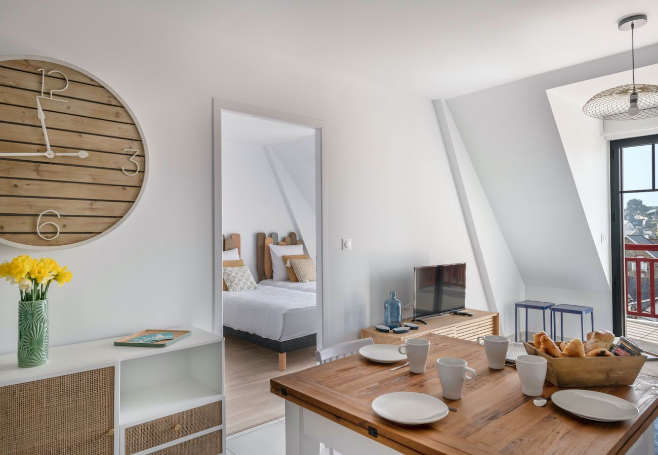 Apartamento en Pléneuf-Val-André - Estancia para 6 frente a la gran playa de Pléneuf