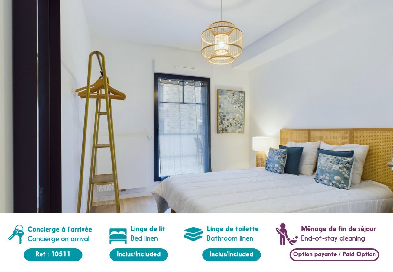 Apartamento en Pléneuf-Val-André - A 50 m de la playa – terraza – 3 adultos / 3 niños