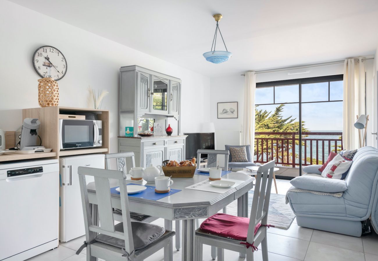Apartamento en Pléneuf-Val-André - A 50m de la playa, piso con vistas al mar para 3