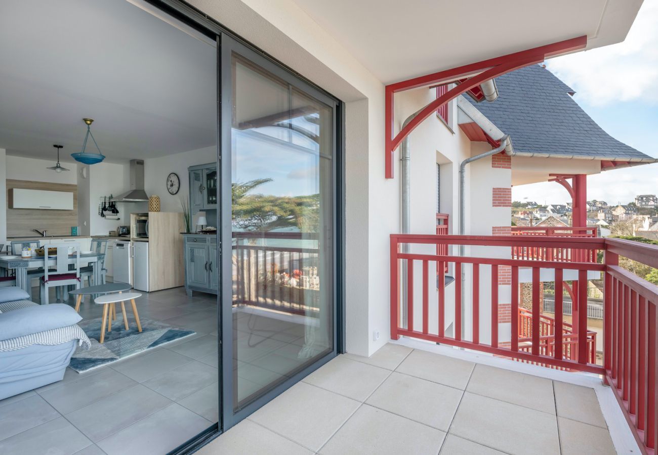 Apartamento en Pléneuf-Val-André - A 50m de la playa, piso con vistas al mar para 3