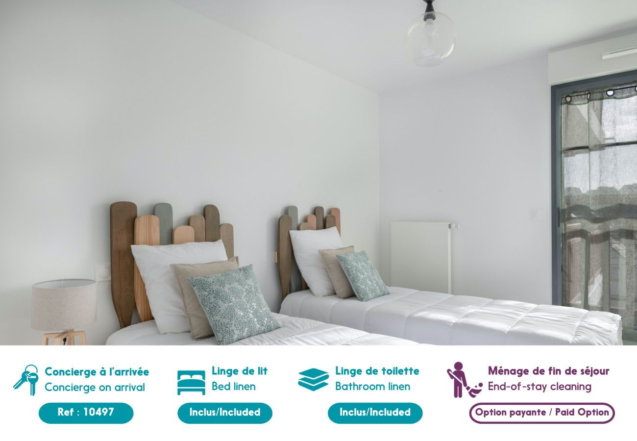Apartamento en Pléneuf-Val-André - Piso para 4, con vistas al mar, Pléneuf