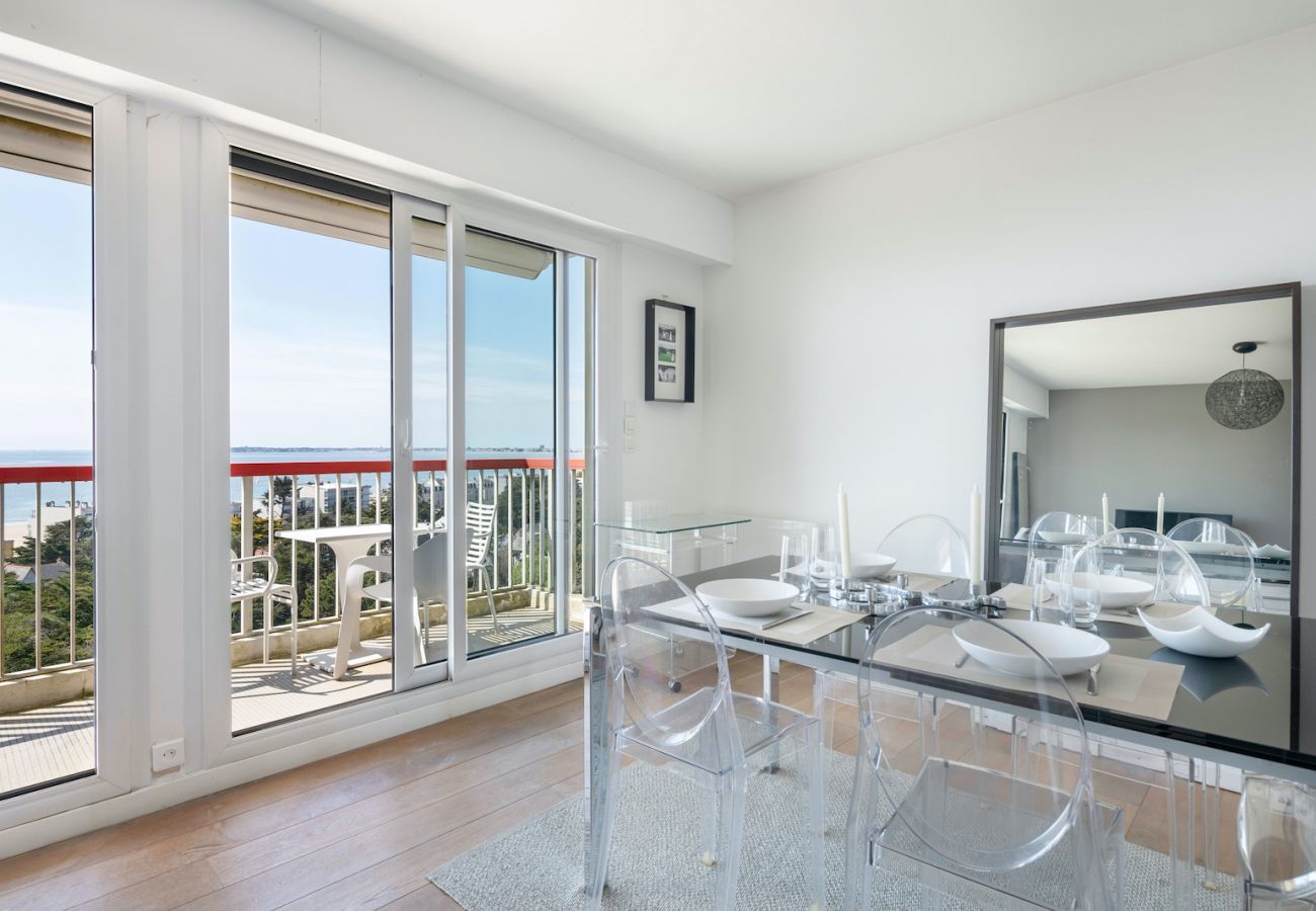 Apartamento en Pornichet - Playa de 350 m, increíble vista de la bahía de La Baule