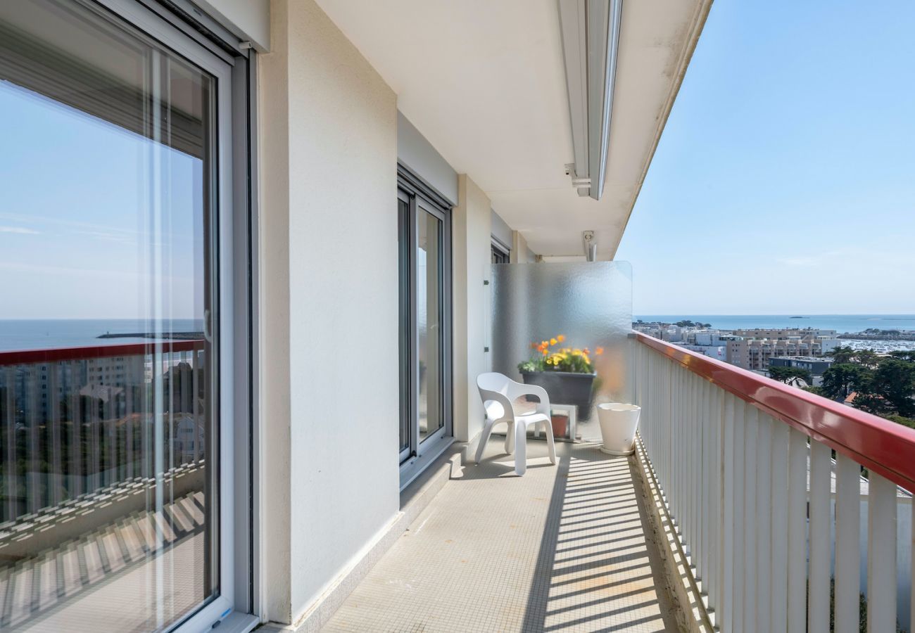 Apartamento en Pornichet - Playa de 350 m, increíble vista de la bahía de La Baule