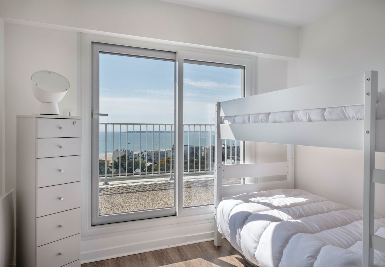 Apartamento en Pornichet - Playa de 350 m, increíble vista de la bahía de La Baule