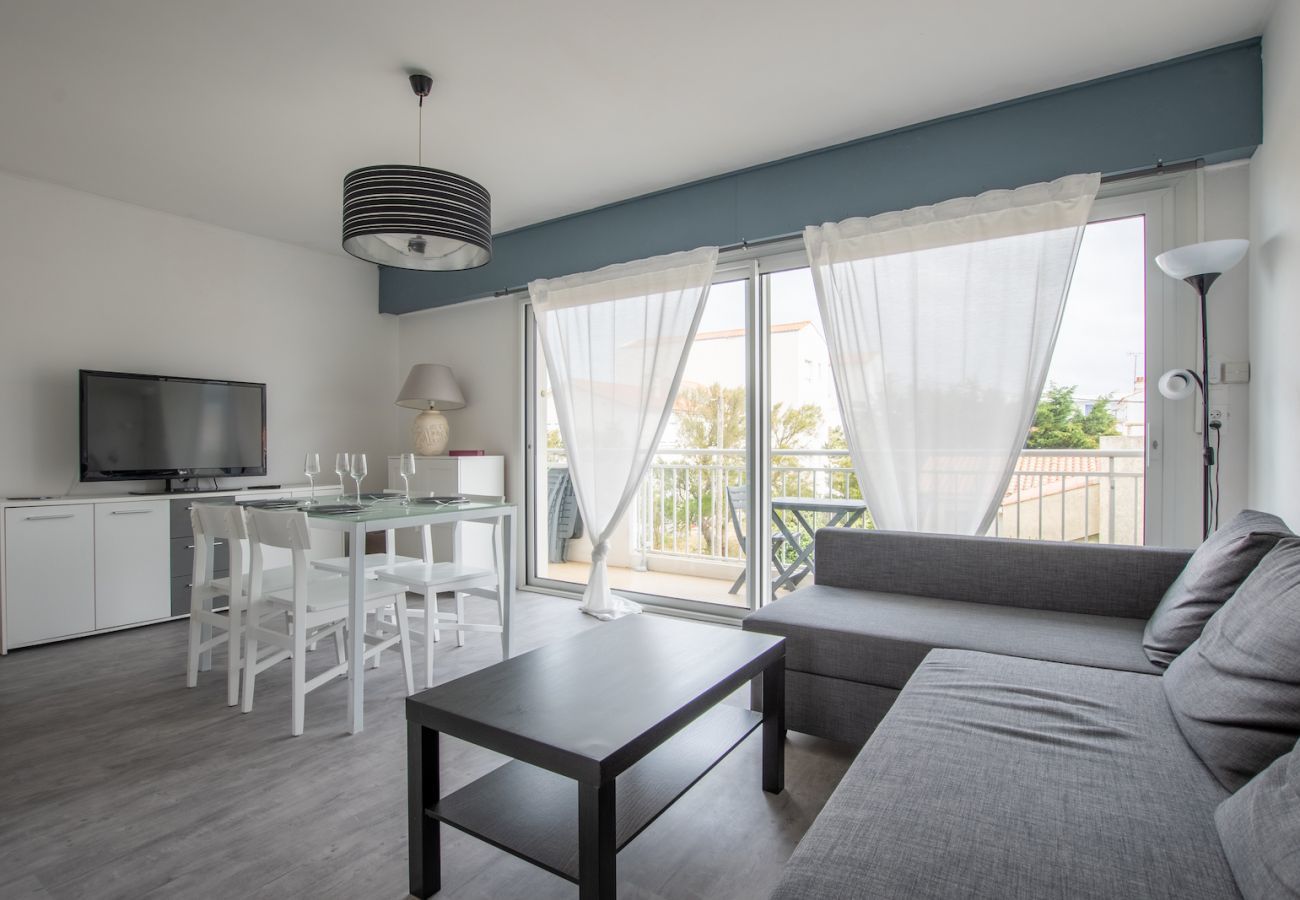 Apartamento en Notre-Dame-de-Monts - A 50m de la playa, piso para 4