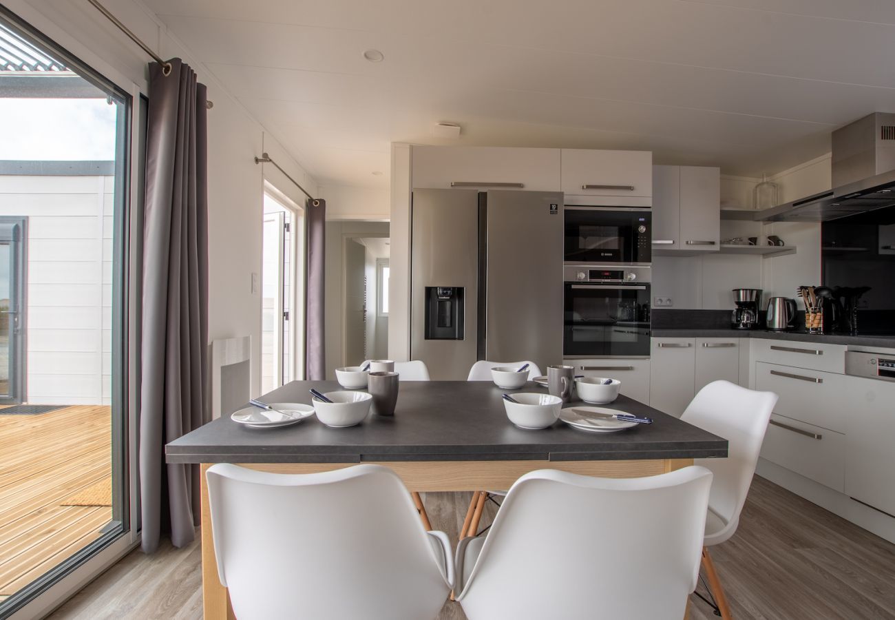 Chalet en Bretignolles-sur-Mer - Chalet para 6, résidencia de vacaciones y piscina