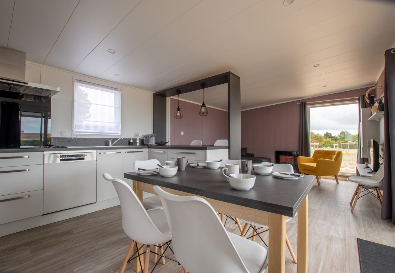 Chalet en Bretignolles-sur-Mer - Chalet para 6, résidencia de vacaciones y piscina