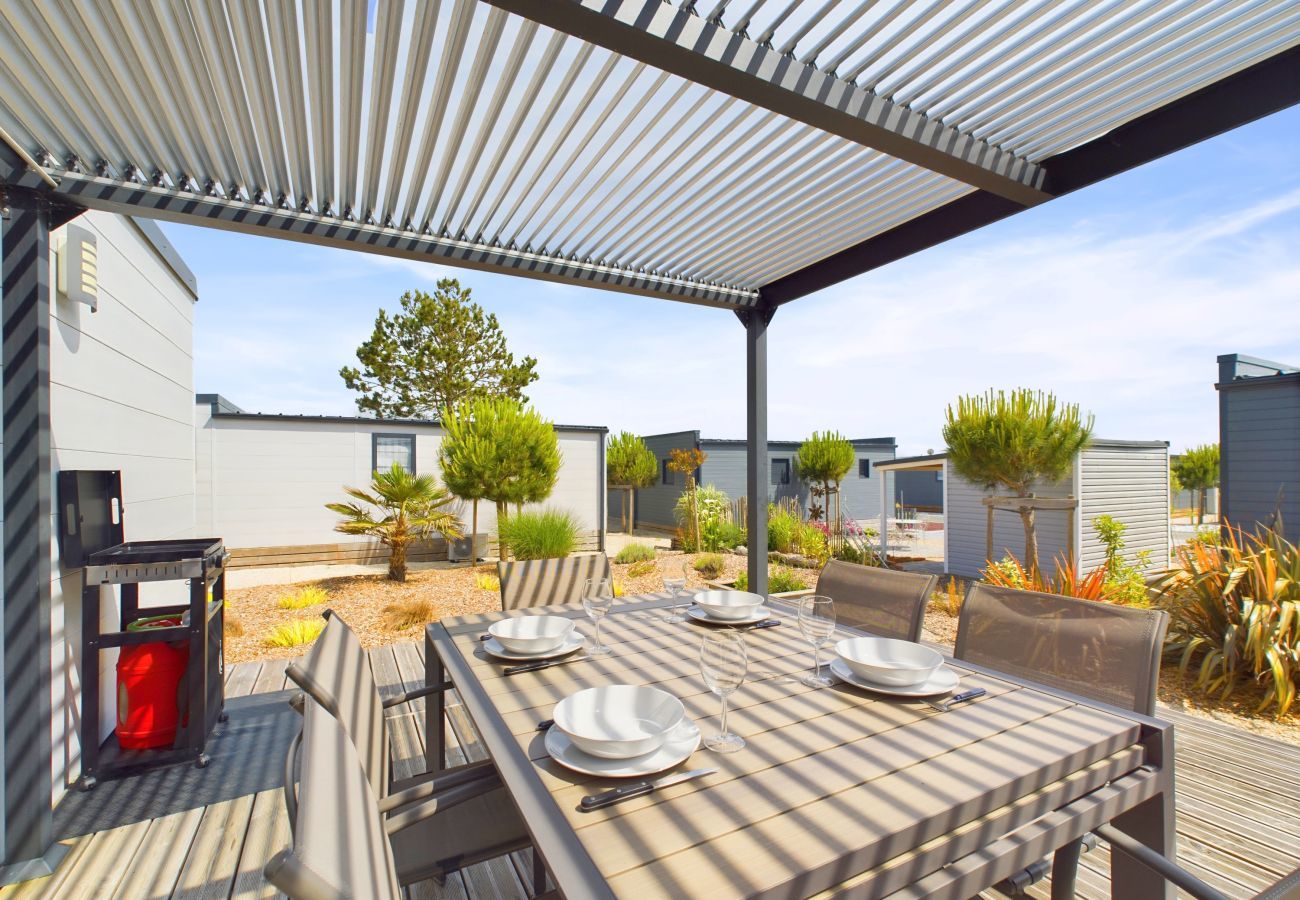 Chalet en Bretignolles-sur-Mer - Chalet para 6, résidencia de vacaciones y piscina