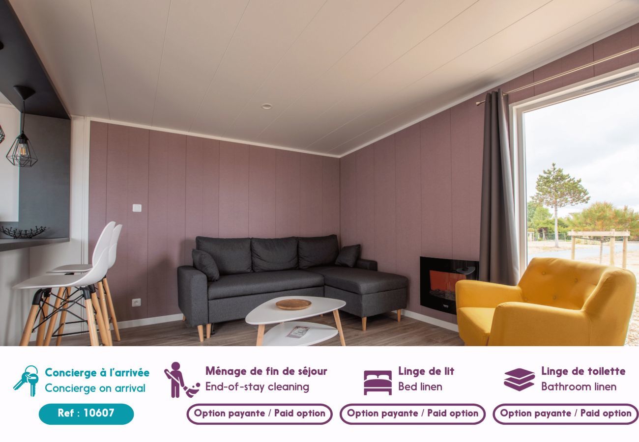 Chalet en Bretignolles-sur-Mer - Chalet para 6, résidencia de vacaciones y piscina