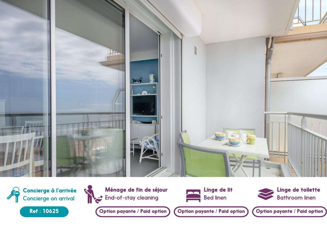 Apartamento en Pornichet - A 50m de la playa, apartamento con vistas al mar para 5