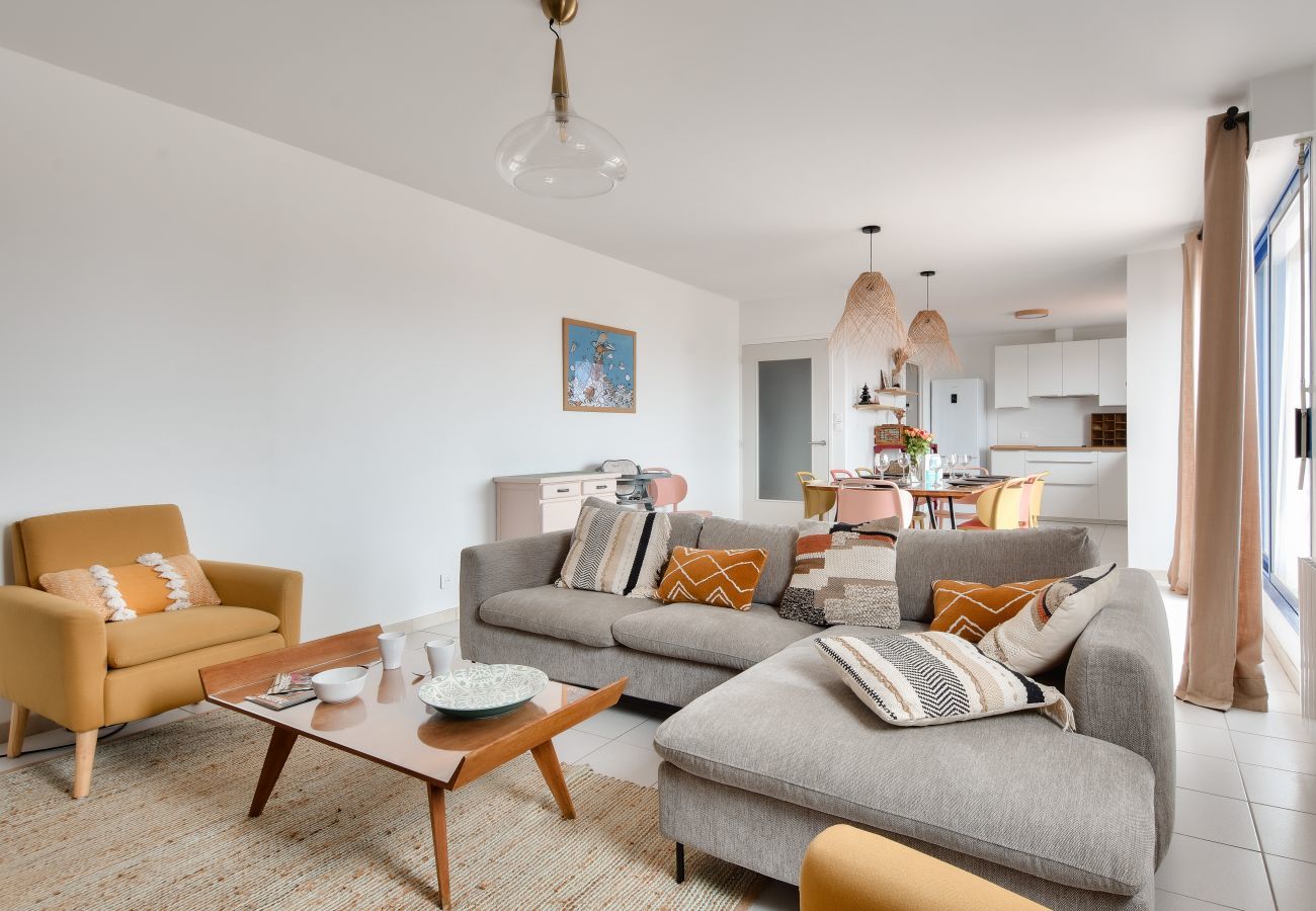 Apartamento en Noirmoutier-en-l´Ile - Apartamento para 6 adultos y 2 niños con terraza