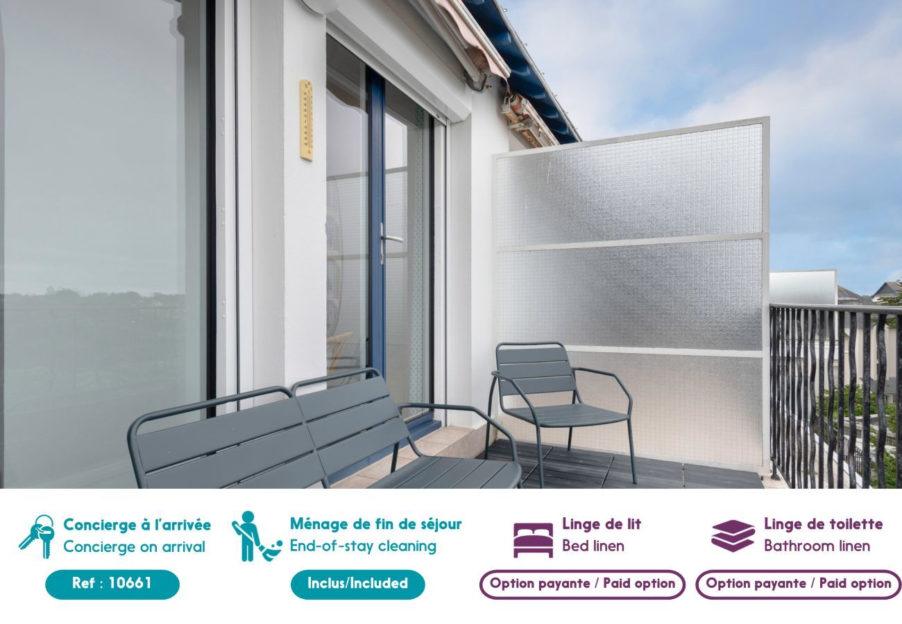 Apartamento en Le Pouliguen - Apartamento para 4 cerca de la playa de Nau