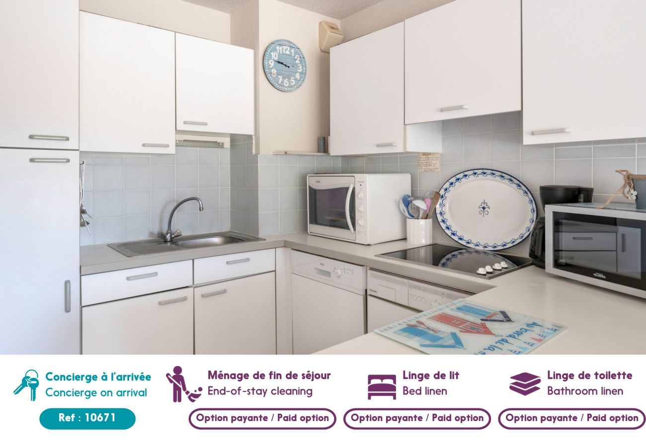 Apartamento en Pornic - Frente al mar, cerca de la playa para 4 personas.