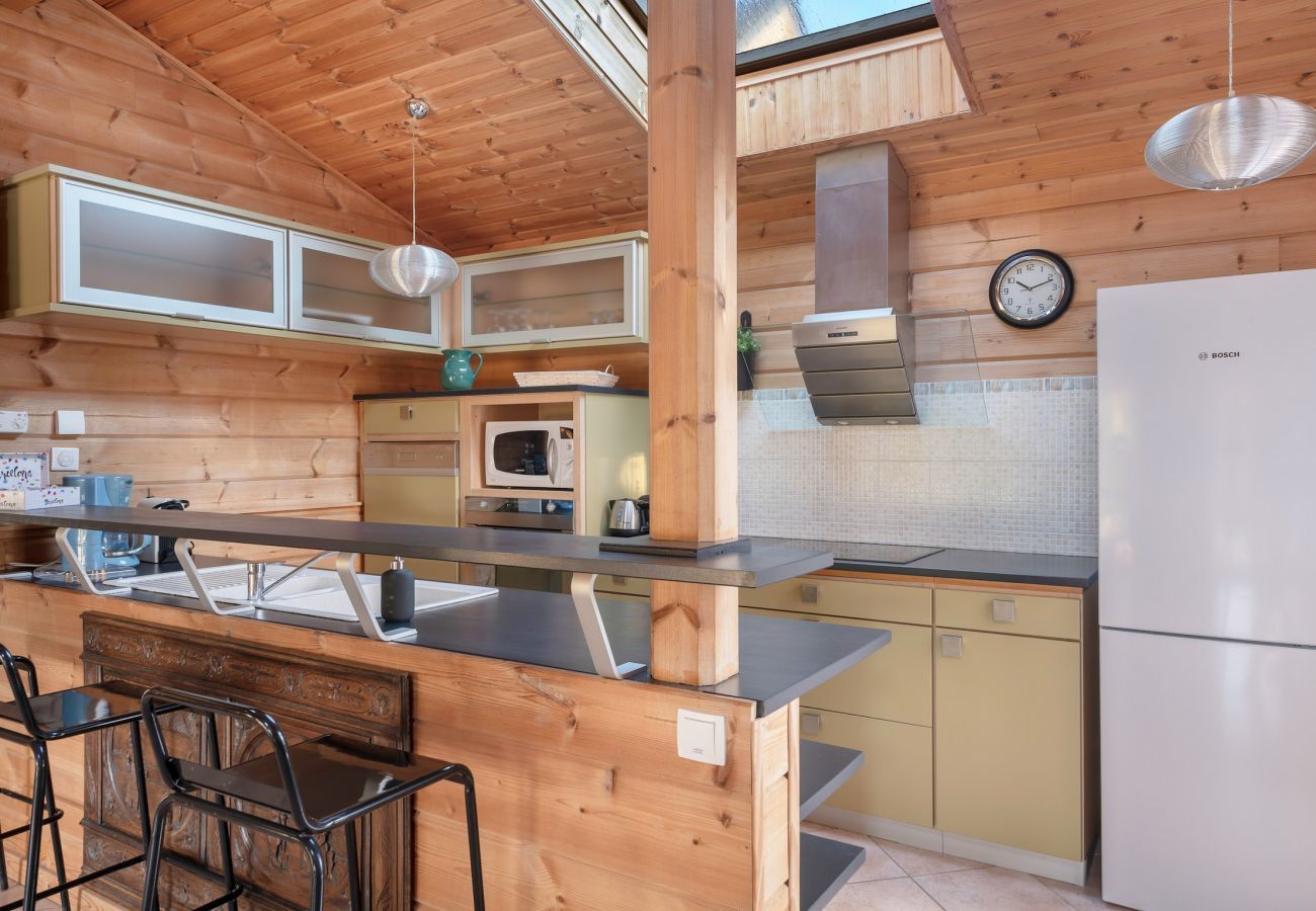 Casa en Sarzeau - Acogedora estancia, casa de madera para 8