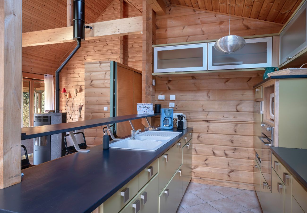 Casa en Sarzeau - Acogedora estancia, casa de madera para 8