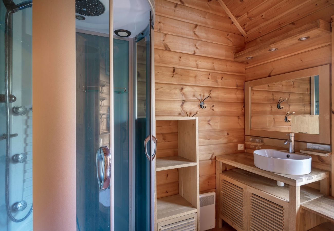 Casa en Sarzeau - Acogedora estancia, casa de madera para 8