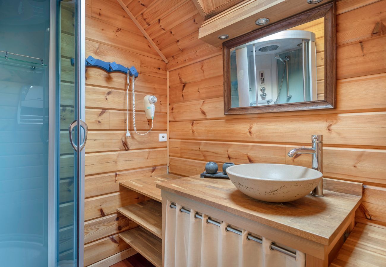 Casa en Sarzeau - Acogedora estancia, casa de madera para 8