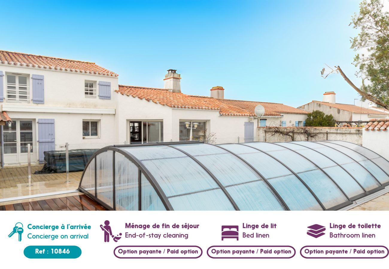 Casa en L'Epine - Casa para 6 - Piscina - 750m de la playa