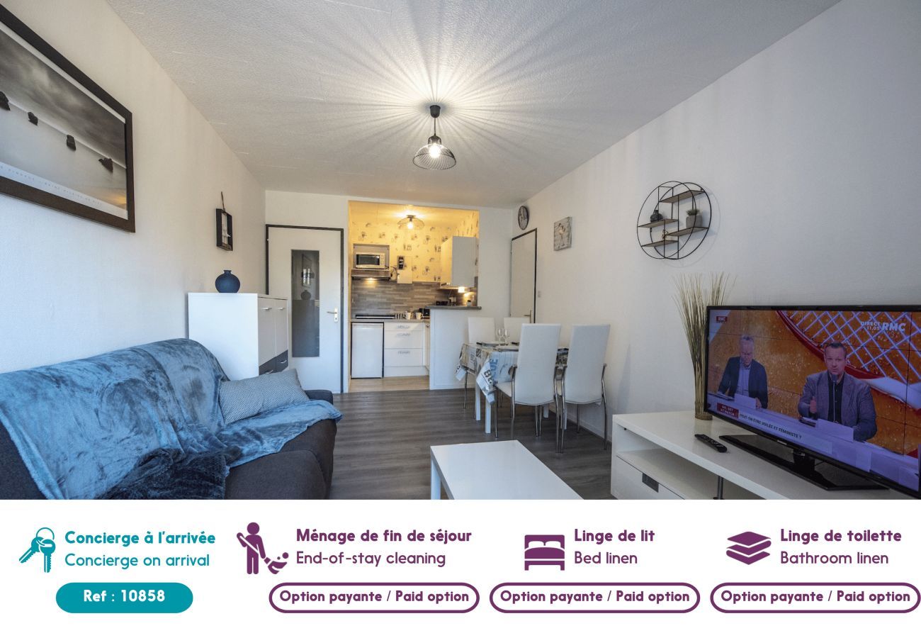 Apartamento en Saint-Hilaire-de-Riez - Playa des Becs a 500m - Apartamento para 4