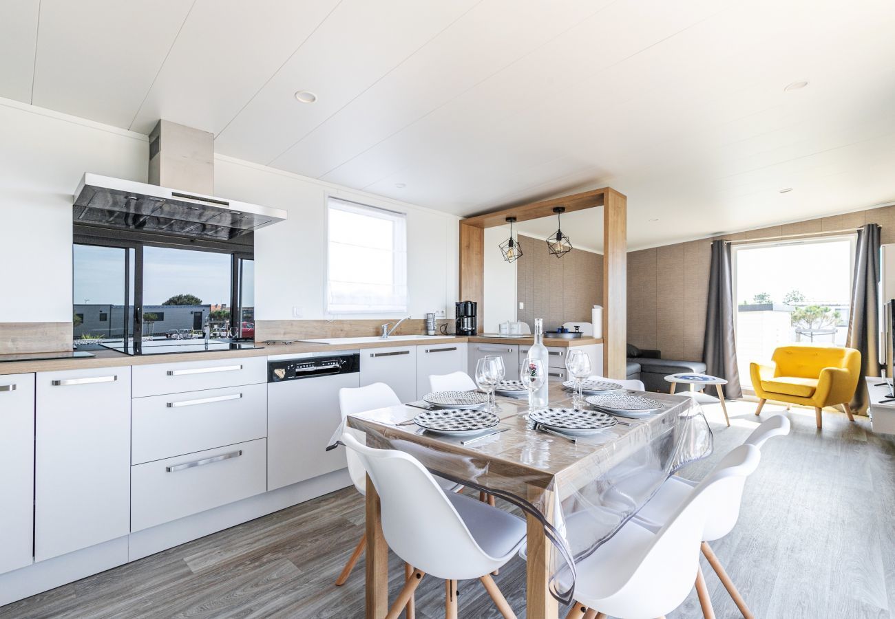 Chalet en Bretignolles-sur-Mer - Chalet para 6, residencia con piscina climatizada