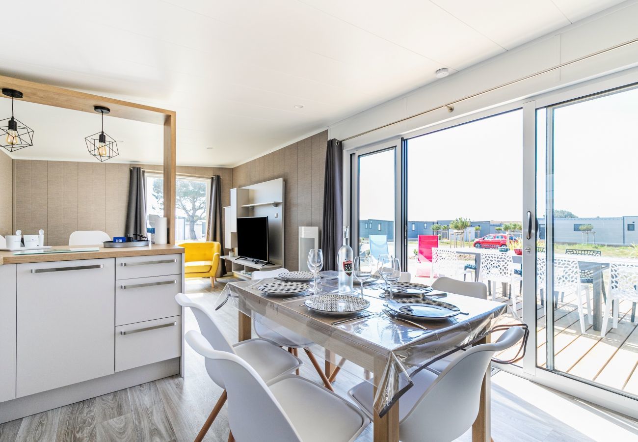 Chalet en Bretignolles-sur-Mer - Chalet para 6, residencia con piscina climatizada