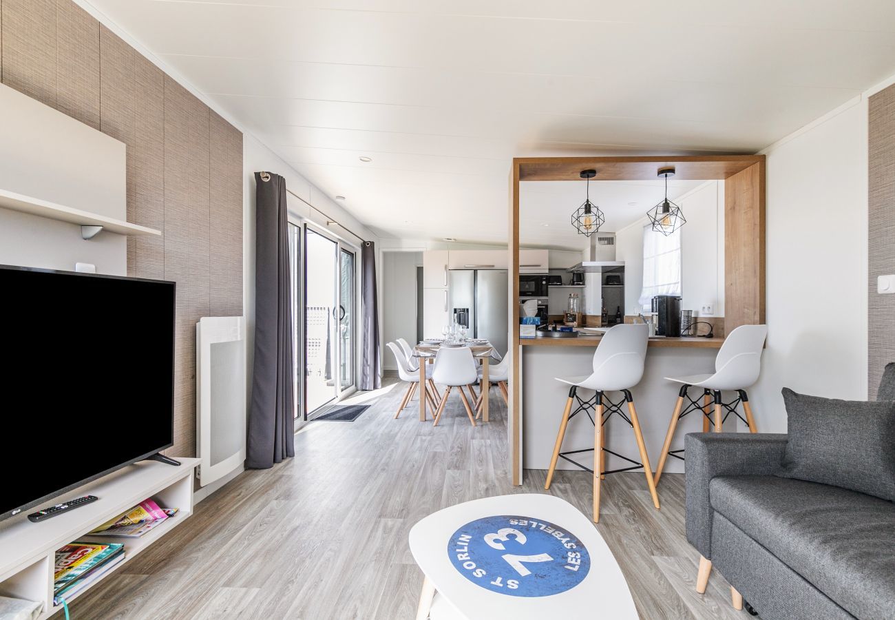 Chalet en Bretignolles-sur-Mer - Chalet para 6, residencia con piscina climatizada