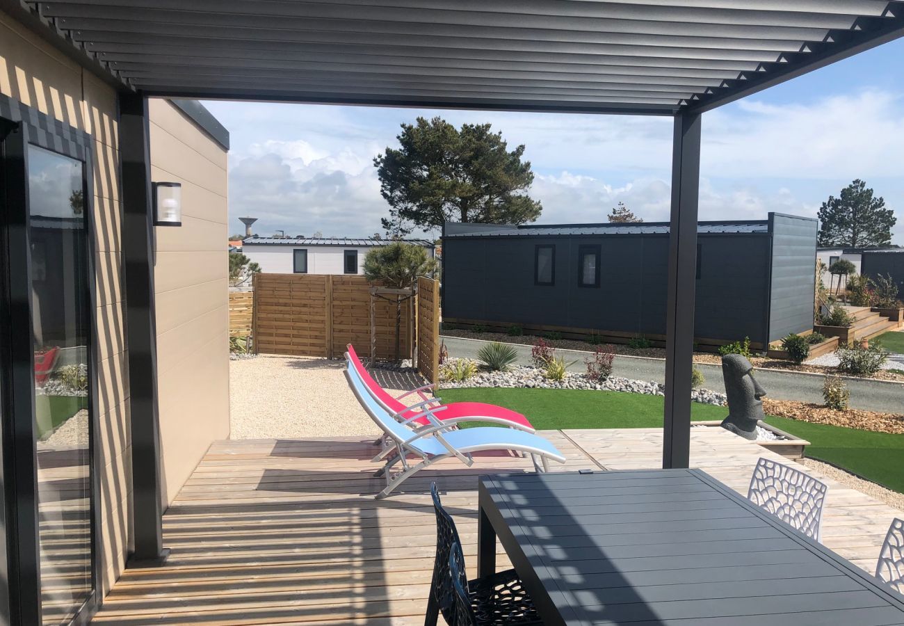 Chalet en Bretignolles-sur-Mer - Chalet para 6, residencia con piscina climatizada