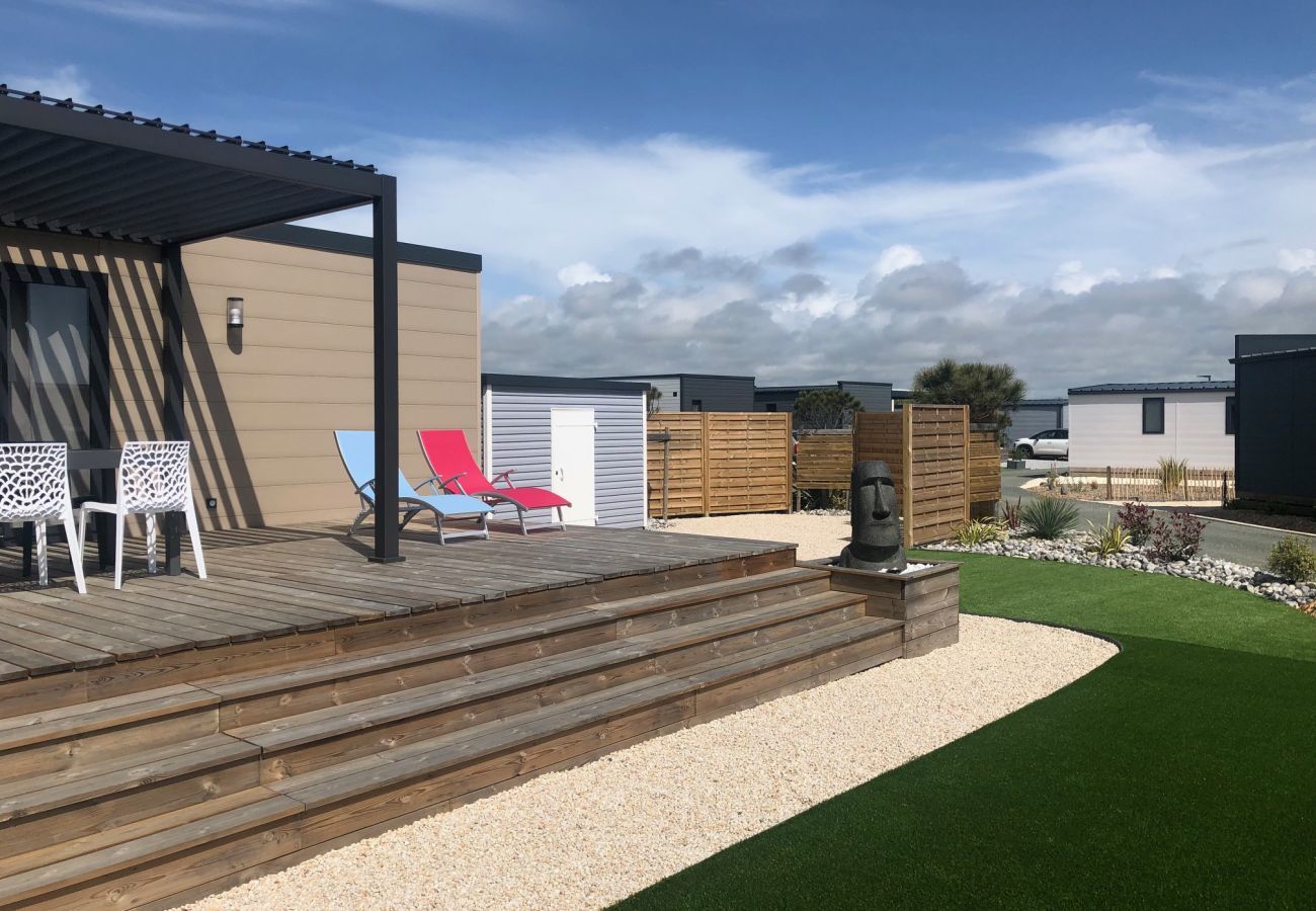 Chalet en Bretignolles-sur-Mer - Chalet para 6, residencia con piscina climatizada