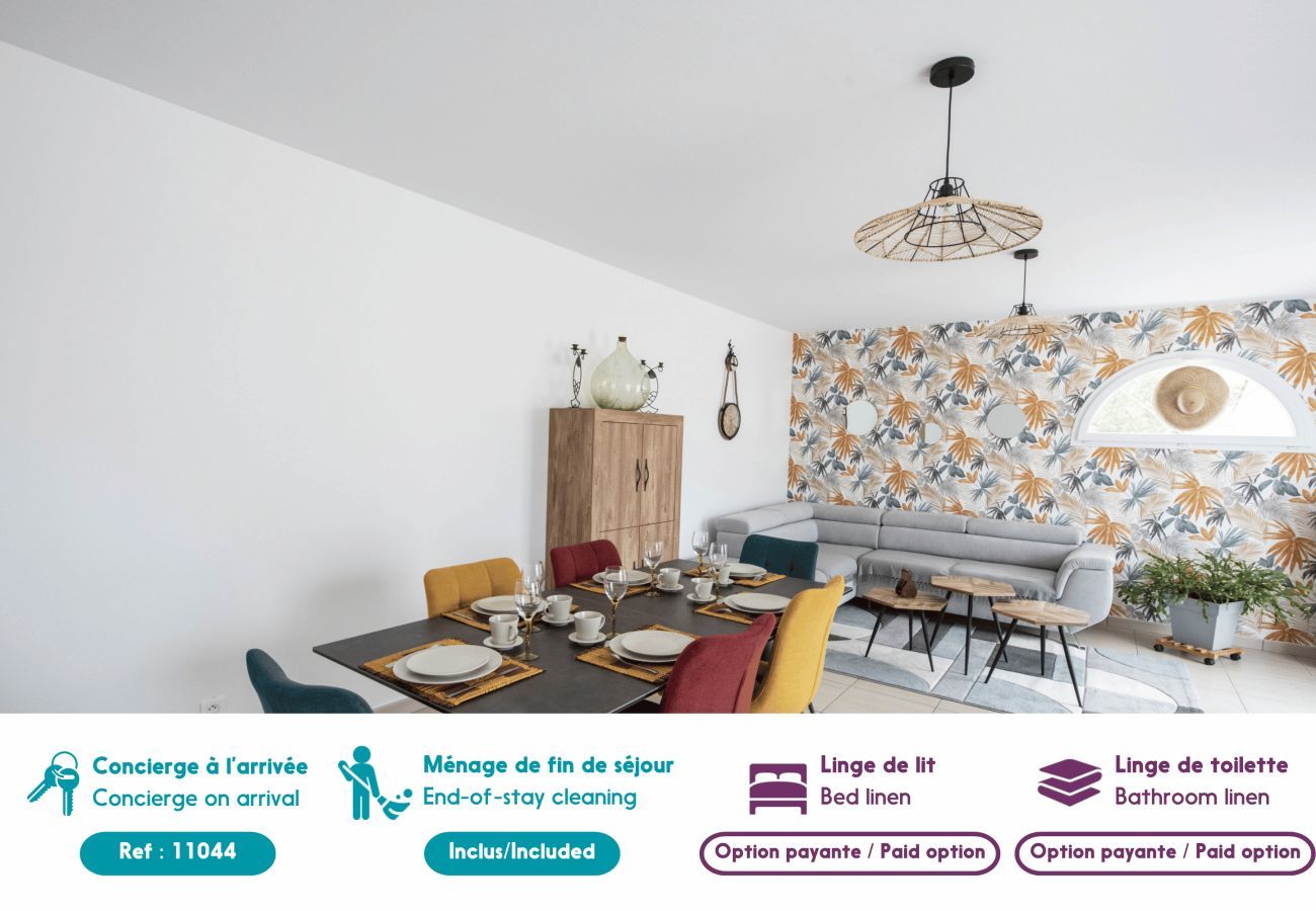 Casa en Saint-Hilaire-de-Riez - Casa para 6 entre salinas y playas