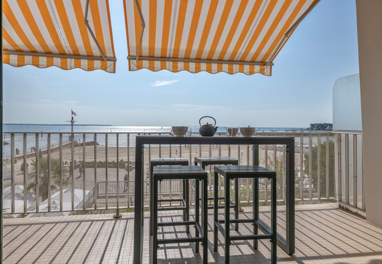 Apartamento en Le Pouliguen - Playa Nau, vista al mar, hermoso apartamento para 6