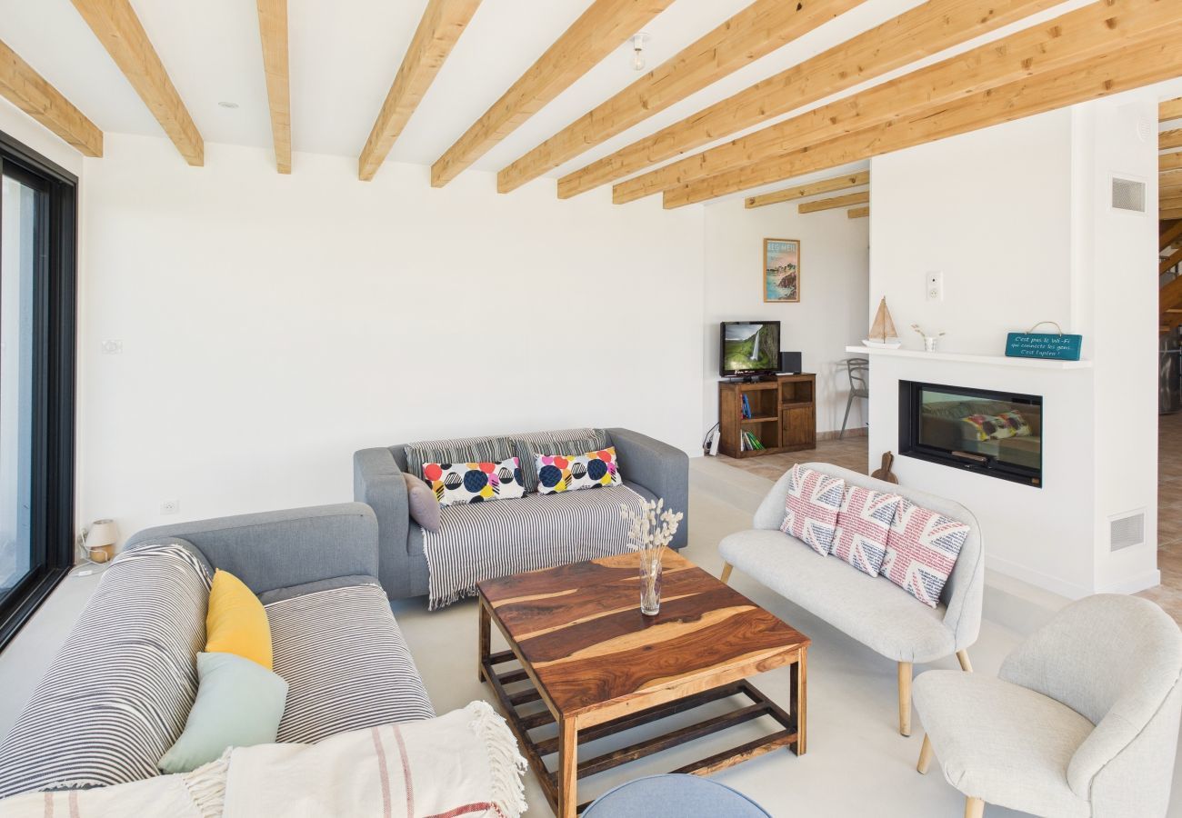 Casa en Tréguennec - Casa antigua- 10 personas- vista al mar