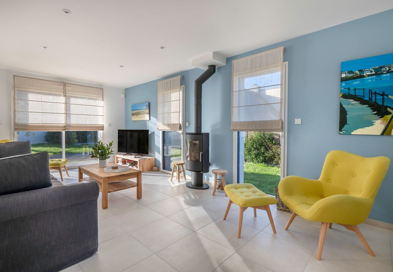 Casa en Arzon - A 300 m de la playa - Gran terraza - 8 personas