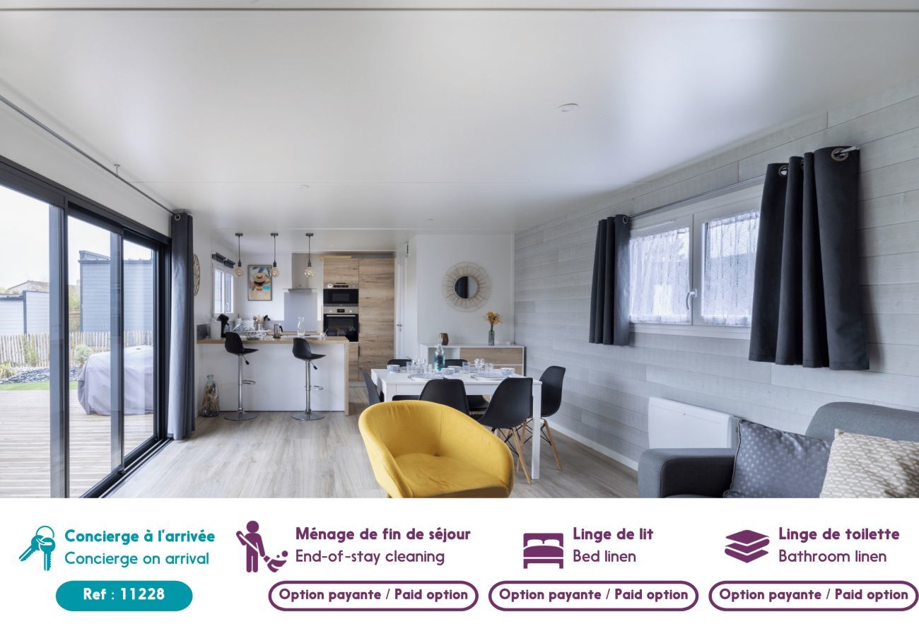 Chalet en Bretignolles-sur-Mer - Nuevo Chalet para 8 en una residencia con piscina