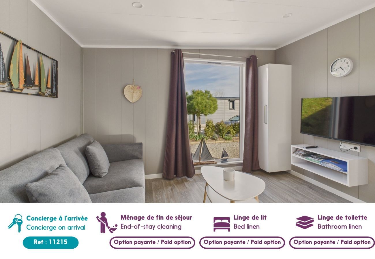 Chalet en Bretignolles-sur-Mer - Chalet para 6 en una residencia con piscina