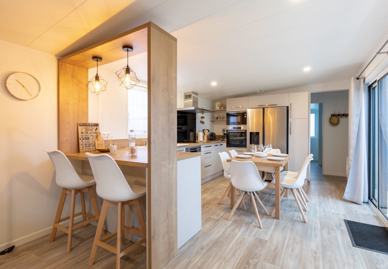 Chalet en Bretignolles-sur-Mer - Chalet para 6 - Finca con piscina climatizada