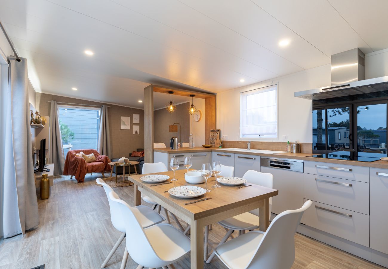 Chalet en Bretignolles-sur-Mer - Chalet para 6 - Finca con piscina climatizada