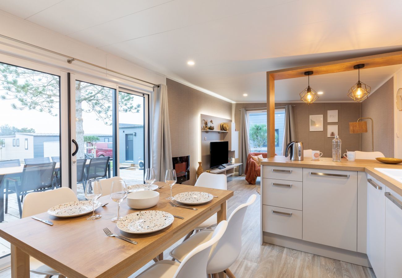 Chalet en Bretignolles-sur-Mer - Chalet para 6 - Finca con piscina climatizada