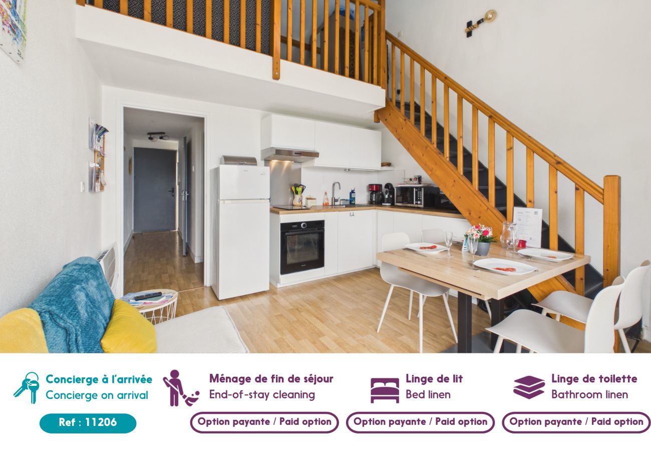 Apartamento en Les Sables-d´Olonne -  Apartamento para 4 - Piscina - En el corazón de La Chaume