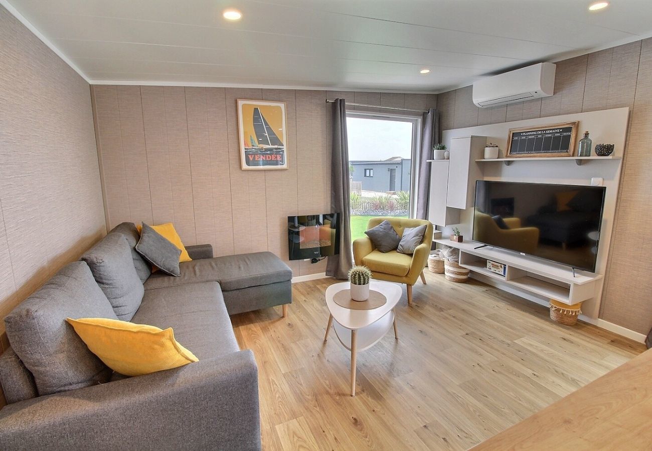 Chalet en Bretignolles-sur-Mer - Chalet con aire – piscina – 4 adultos – 2 niños