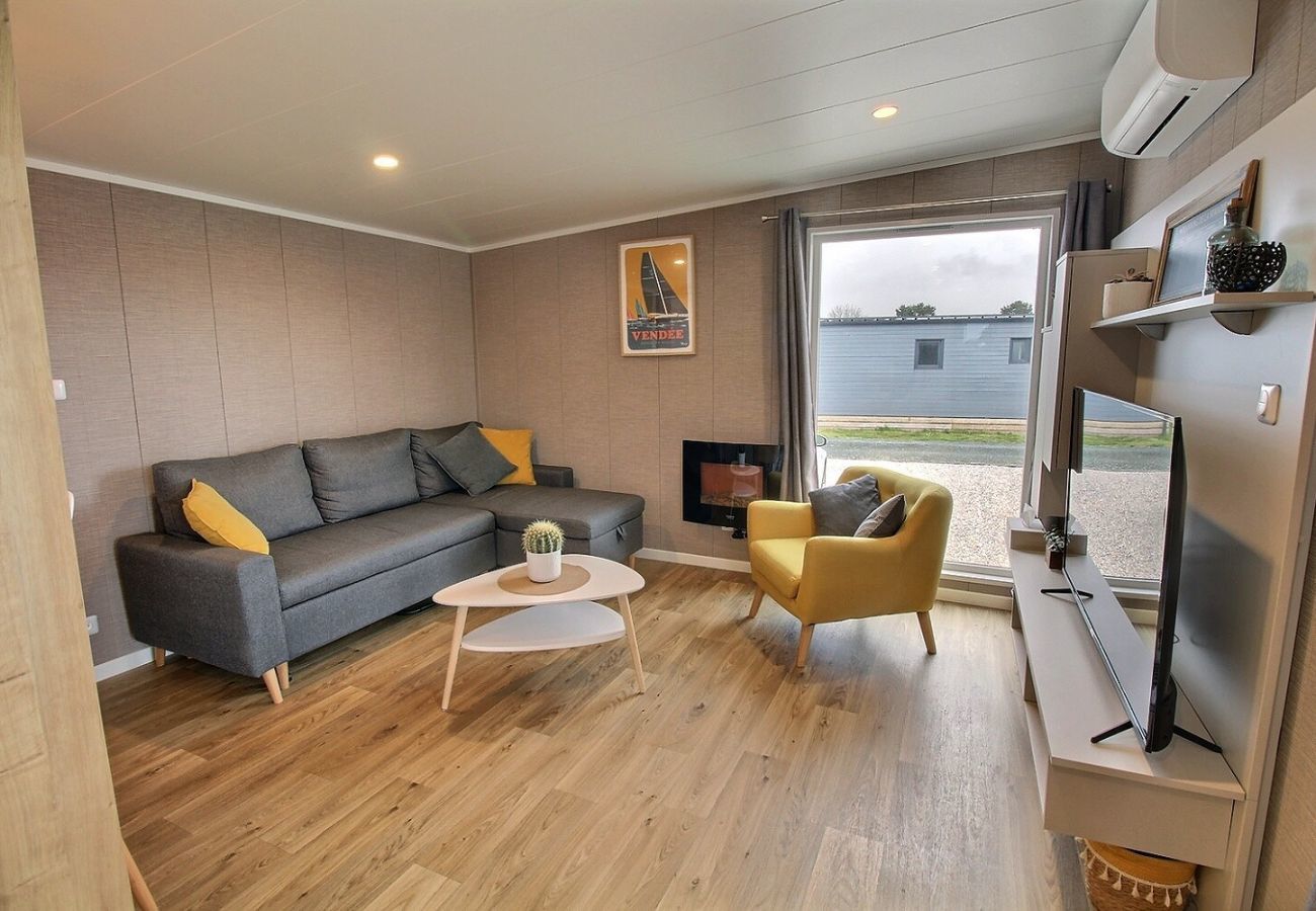 Chalet en Bretignolles-sur-Mer - Chalet con aire – piscina – 4 adultos – 2 niños